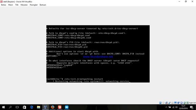 Konfigurasi DHCP server di debian 9 смотреть онлайн