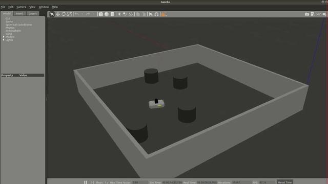 Robot Ros with gazebo simulator смотреть онлайн