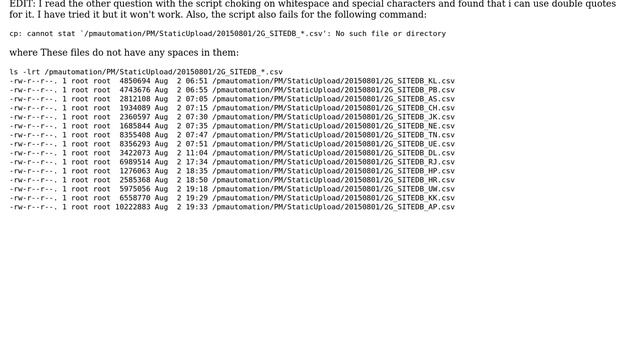 How to use cp command in bash script to copy files with spaces ans $ characters in it? смотреть онлайн