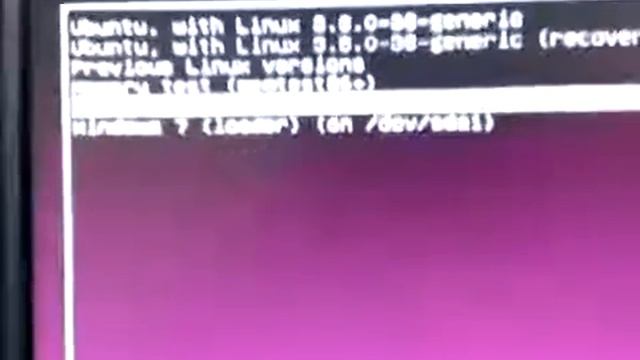 Here is your Ubuntu Windiws dual boot menu смотреть онлайн