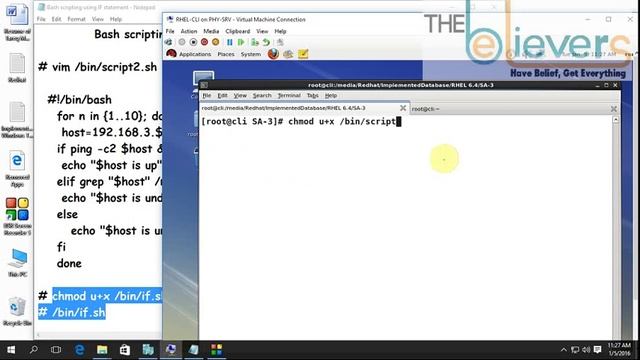 05 Bash scripting using IF statement смотреть онлайн