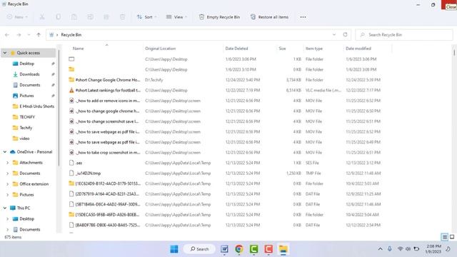 How to Fix Deleted Files Not Showing in Recycle Bin on Windows 11 смотреть онлайн