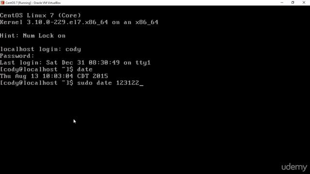 12.Changing the system date and time смотреть онлайн