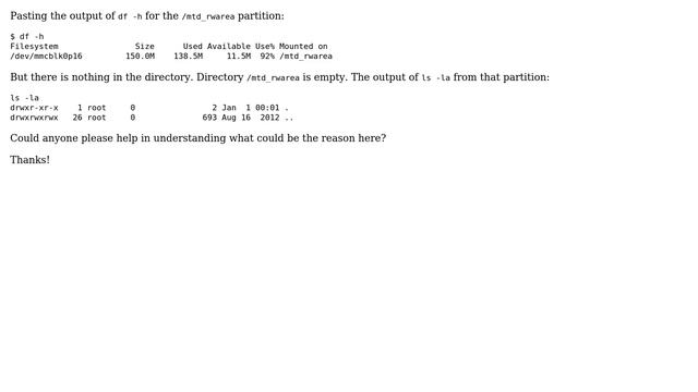 Unix & Linux: df reports the space occupied in the partition, but there is no data (2 Solutions!!) смотреть онлайн