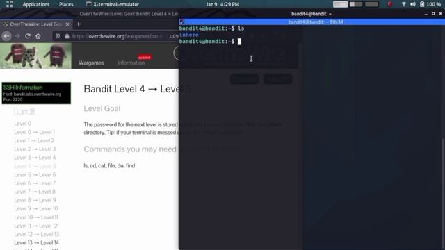 OverTheWire Bandit Walkthrough Level 0 - 6 смотреть онлайн