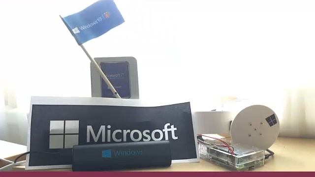 Windows 10 IoT powered Raspberry - Waving Flag смотреть онлайн