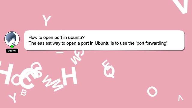 How to open port in ubuntu? смотреть онлайн