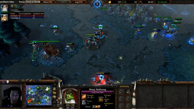 Focus (Orc) vs Yumiko (HU) - WarCraft 3 - Get in my BELLY! - WC2565 смотреть онлайн