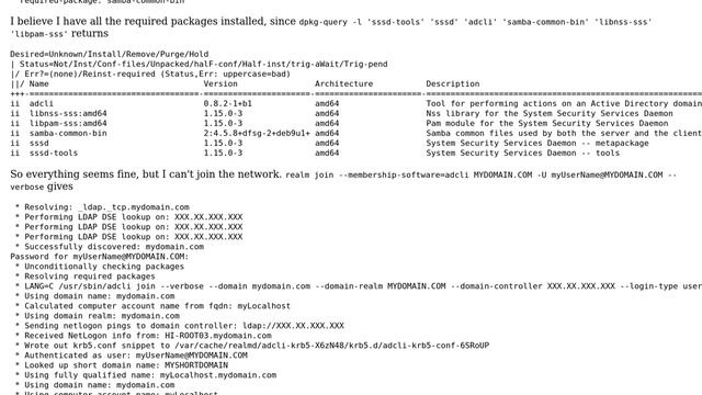 DevOps & SysAdmins: realm `! Cannot set computer password: Access denied` смотреть онлайн