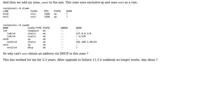 Unix & Linux: Cannot obtain address via DHCP смотреть онлайн