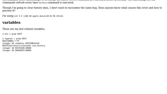 Unix & Linux: zsh history shows current time for old command смотреть онлайн