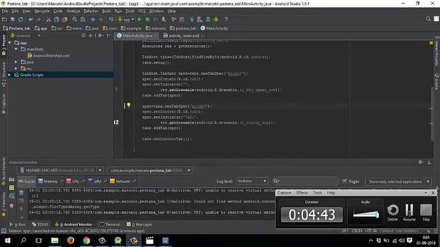 Tutorial Android 3 - Tabs y Fragments смотреть онлайн
