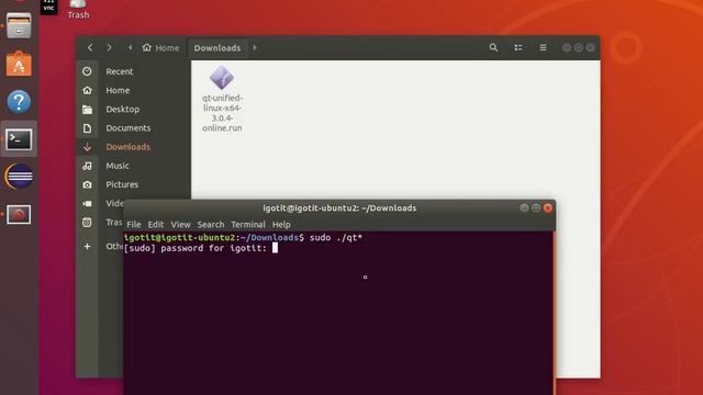 Qt setup 1 sudo run смотреть онлайн