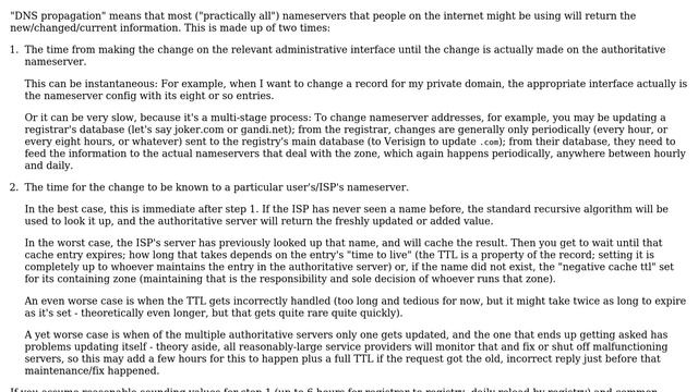Can DNS propagation last less than 24 hours? смотреть онлайн