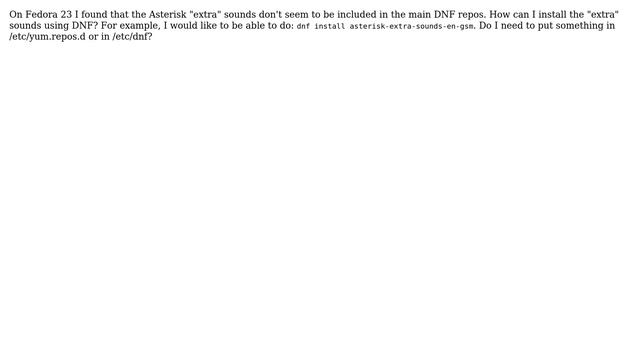 Installing Asterisk extra sounds on Fedora 23 смотреть онлайн
