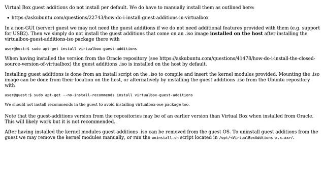 How to not install virtualbox addition in ubuntu-server 12.04? смотреть онлайн
