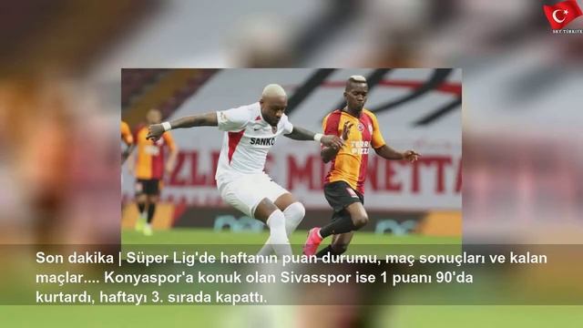 Son dakika | Süper Lig'de haftanın puan durumu, maç sonuçları ve kalan maçlar... смотреть онлайн