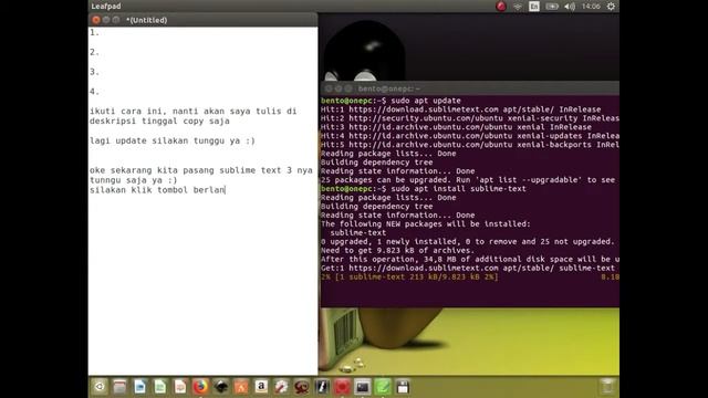 Cara install Sublime Text 3 di Ubuntu смотреть онлайн
