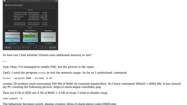 Ubuntu: kubuntu Xenial i386 and 8GB of RAM смотреть онлайн