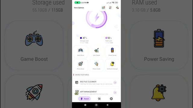 Veron Optimize - Phone Booster - Junk Cleaner - Game Boost 2023 смотреть онлайн