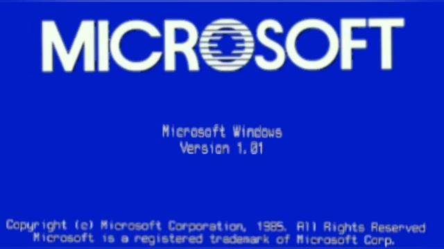 Microsoft Windows 1.01 смотреть онлайн