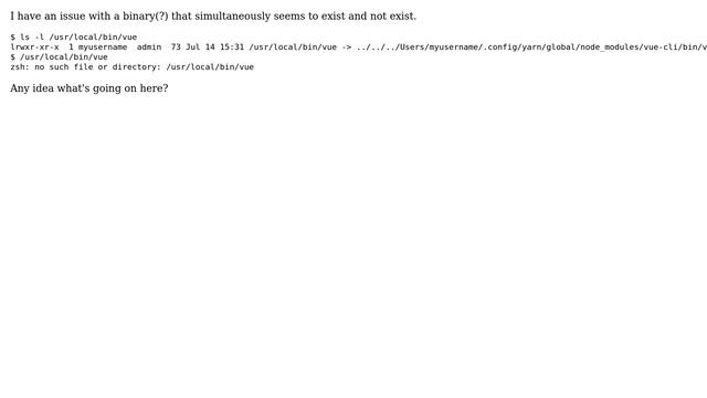 "No such file or directory" error on existing file? смотреть онлайн