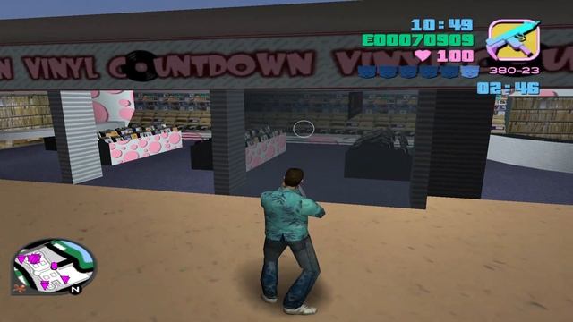 GTA Vice City | Do a hit and run on the shop fronts and the owners will be begging for protection. смотреть онлайн