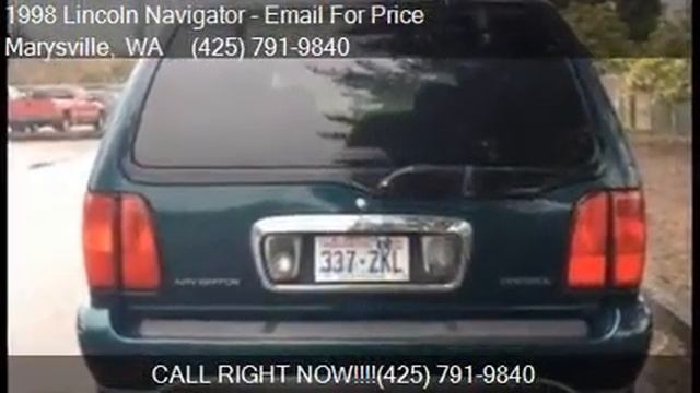 1998 Lincoln Navigator Base 4dr 4WD SUV for sale in Marysvil смотреть онлайн