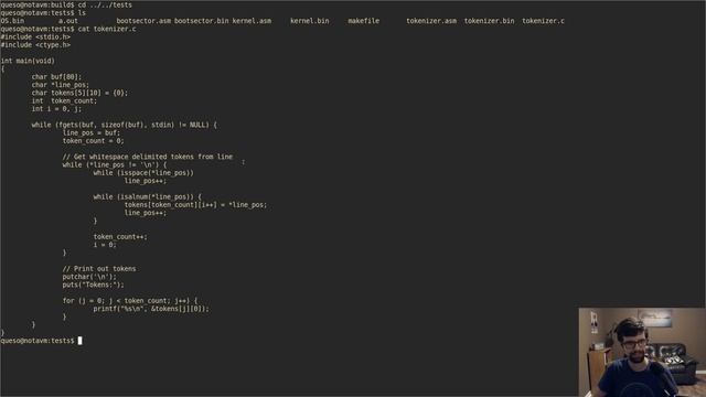 Text Editor Loading/Saving & Basic Tokenizer - Amateur OS Dev (x86 asm) смотреть онлайн