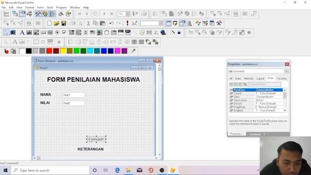 Membuat Form Penilaian Sederhana | Microsoft Visual Foxpro смотреть онлайн