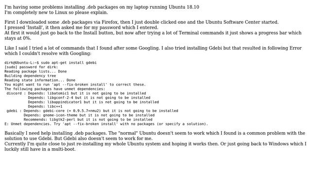 Ubuntu: Installing .deb package using gdebi смотреть онлайн