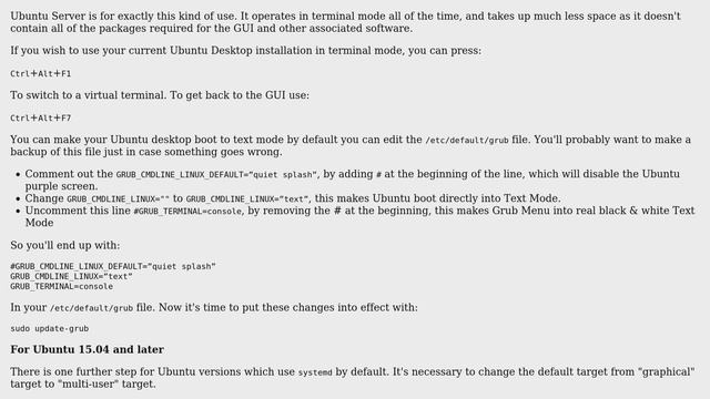 Can we remove GUI layer from ubuntu? смотреть онлайн