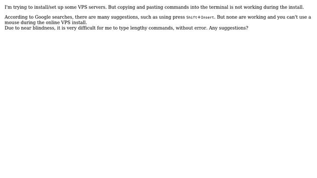 Unix & Linux: Copy+Paste not working in terminal VPS, Debian 8 install смотреть онлайн