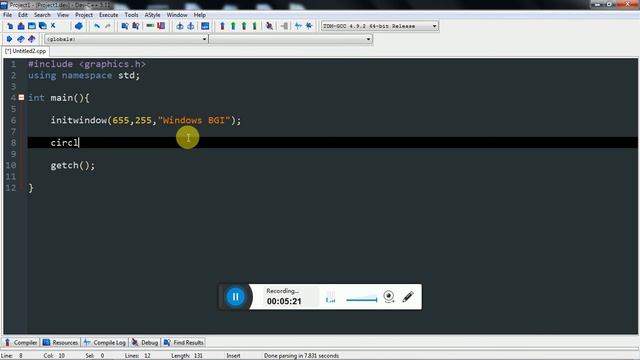 How To Work With graphics.h In C++ | Prog Fans смотреть онлайн