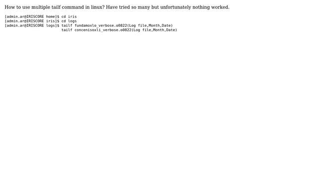 DevOps & SysAdmins: multiple tailf commands? (2 Solutions!!) смотреть онлайн