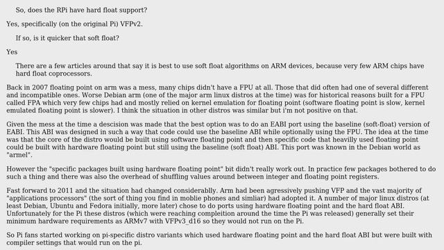 Raspberry Pi: Does the Raspberry Pi have Hardware Floating Point support? (5 Solutions!!) смотреть онлайн