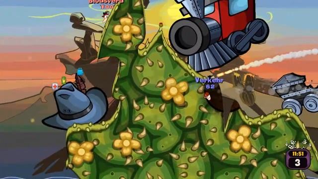 SilentCore: Worms Reloaded [HD Gameplay] смотреть онлайн