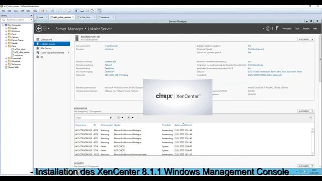 Installation des XenCenter 8 1 1 Windows Management Console смотреть онлайн