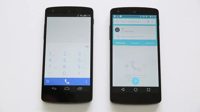 Android 4.4.4 KitKat Vs Android L [COMPARAÇÃO]
