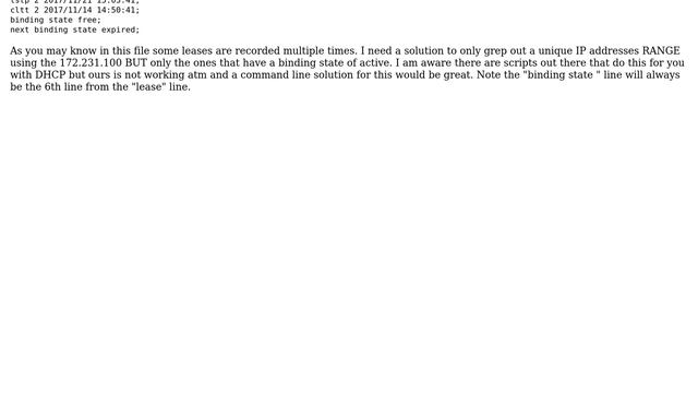 Unix & Linux: parse unique string based on a certain line смотреть онлайн