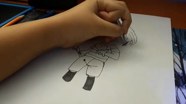 Speed draw □UNDERTALE■ FRISK смотреть онлайн