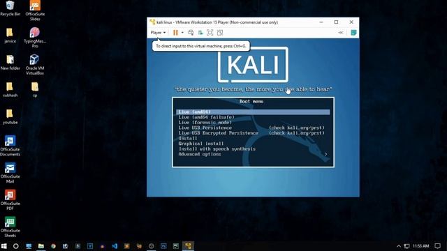 How to install Kali Linux in vmware | PANTHER TECH смотреть онлайн