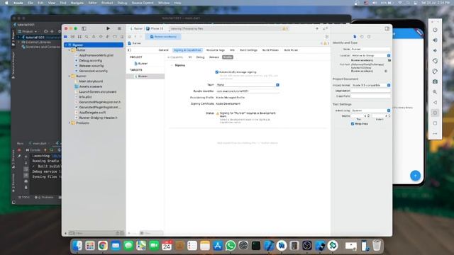 iPhone(simulator) -এ ফ্লাটার প্রজেক্ট | test Flutter project in iOS simulator смотреть онлайн