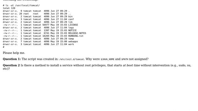 Unix & Linux: Starting Tomcat Service when starting CentOS/RHEL/Fedora смотреть онлайн