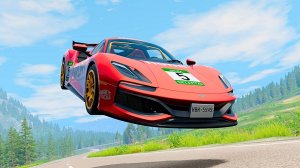 Гонки машинок по загородной трассе | Мультфильмы для детей - Сборник № 61  🚔 Мир машинок 🚔