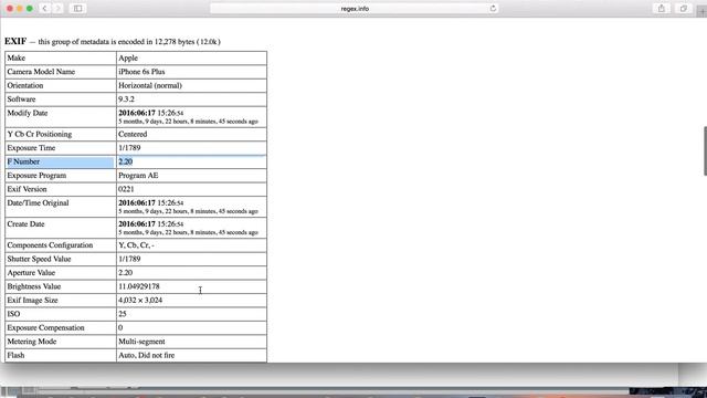 Check Photo EXIF Or Metadata
