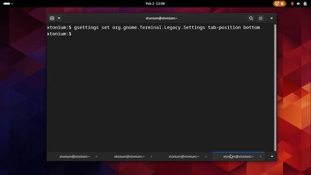 How to change gnome terminal tab position in linux смотреть онлайн