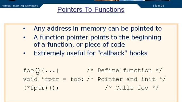 Pointers To Functions 6.13