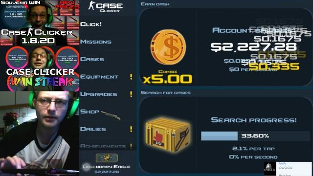 Case Clicker Campaign 2 | Ep 8 | Tapping for Cobblestone Cash смотреть онлайн