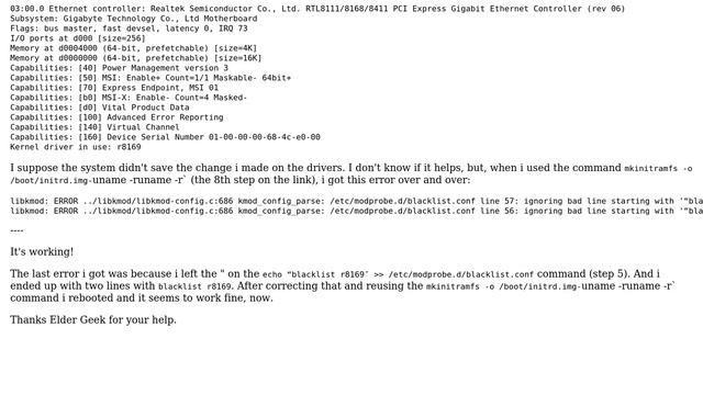 Ubuntu: Can't connect with ethernet. System keeps trying to connect then give up (2 Solutions!!) смотреть онлайн
